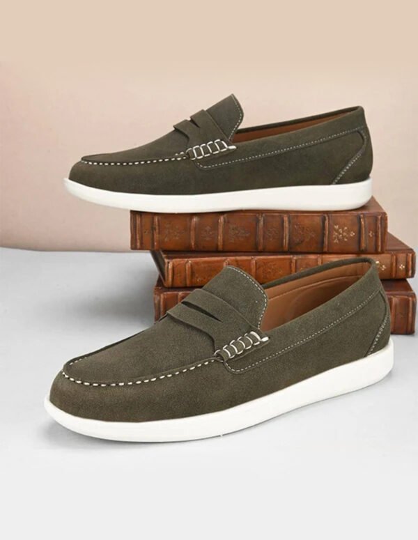 FENTACIA Men's Casual Cushioned Suede Loafers