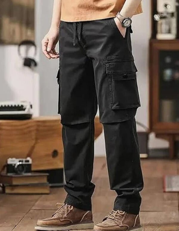 R.Code by The Roadster Life Co. Men’s Regular Fit High-Rise Cargo Trousers